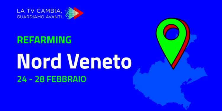 Parte il processo di refarming nel Nord del Veneto. Nella regione cambiano anche le frequenze dei canali RAI.