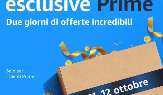 L’11 e il 12 ottobre arrivano le Offerte esclusive Prime di Amazon, un nuovo evento di shopping riservato ai clienti Amazon Prime, per risparmiare alla grande