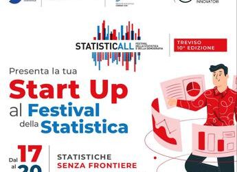 Al via la call for startup della X ed. del Festival della Statistica