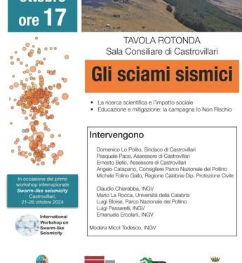 “Swarm-like Seismicity”, Castrovillari ospita il convegno internazionale sugli sciami sismici