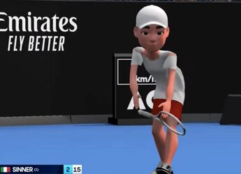 Australian Open 2025, le dirette su YouTube sembrano una partita di Wii Sports