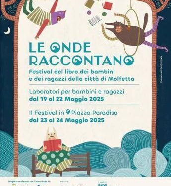 “Le Onde Raccontano”: a Molfetta il festival letterario dedicato a bambini e ragazzi