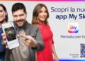 Arriva la nuova App My Sky. Nella campagna di lancio Salvatore Esposito, Flavia Pennetta e Federica Masolin