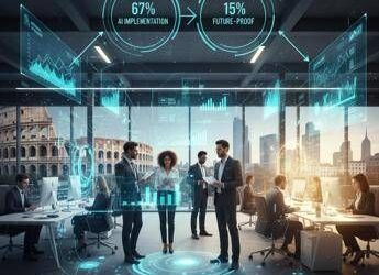 AI nelle aziende italiane: il 67% la adotta, ma solo il 15% è “a prova di futuro”