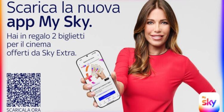 Con la nuova app My Sky due biglietti omaggio per il cinema