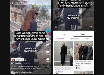 TikTok sotto accusa: a Gaza lo shopping automatico appare nei video umanitari