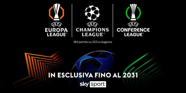 Sky Italia si conferma main partner della UEFA