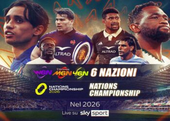 Sky acquisisce i diritti del ‘Guinness Men’s Six Nations’ e del ‘Nations Championship’ per il 2026