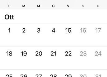 Nel calendario dello smartphone c’è un anno in cui si passa dal 4 al 15 ottobre