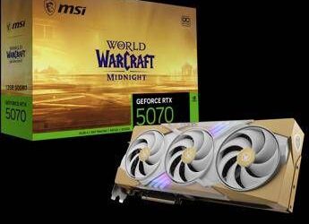 MSI presenta la serie limitata RTX 5070 dedicata a World of Warcraft