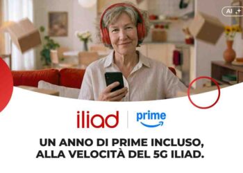 ILIAD LANCIA GIGA PRIME, L’UNICA OFFERTA MOBILE A MENO DI 13€ CON AMAZON PRIME INCLUSO PER UN ANNO