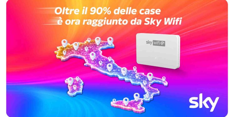 Sky Wifi amplia la copertura