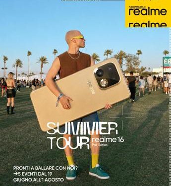 Parte il realme Summer Tour nelle piazze italiane