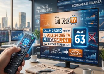 Rivoluzione sul Digitale Terrestre: Il Sole 24 Ore TV sbarca sul canale 63