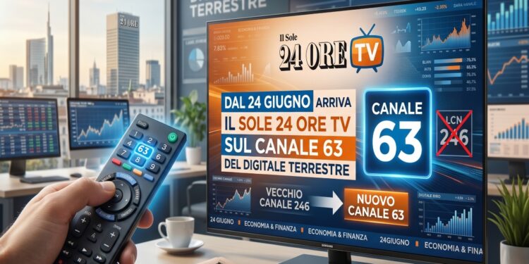 Rivoluzione sul Digitale Terrestre: Il Sole 24 Ore TV sbarca sul canale 63