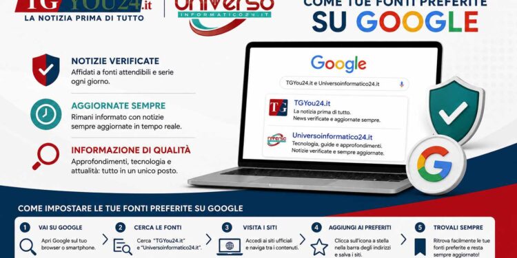 Informati meglio: scegli fonti affidabili per le notizie che contano come Universoinformatico24.it e Tgyou24.it