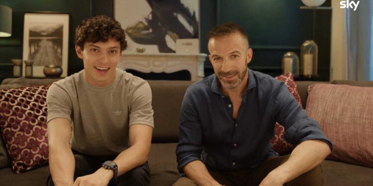 Andrea Kimi Antonelli esordisce nella nuova campagna Sky Wifi e Sky TV al fianco di Alessandro Del Piero