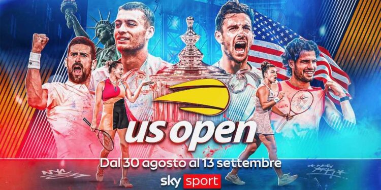 Dal 30 agosto su Sky Sport tutti in campo per gli US Open di tennis