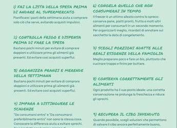 Il rientro dalle ferie coincide con la riduzione dello spreco alimentare come leva di risparmio