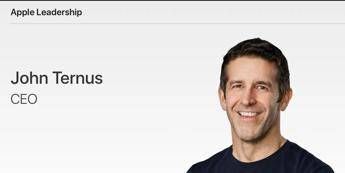 Apple, Ternus è ufficialmente il nuovo CEO