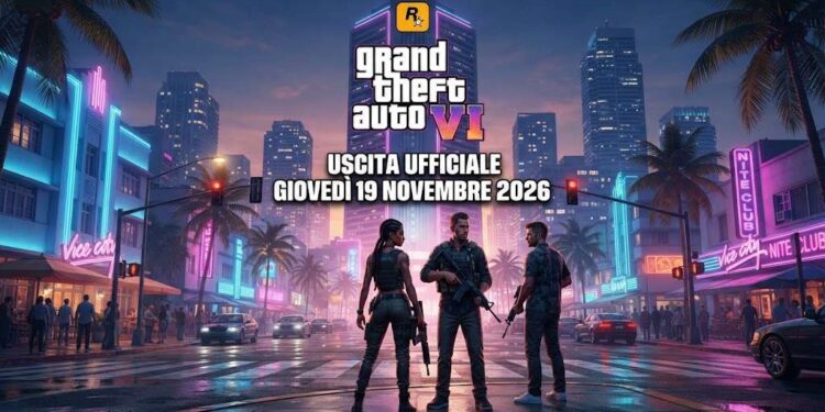 GTA 6 ha una data ufficiale: Rockstar Games conferma l’uscita per giovedì 19 novembre 2026